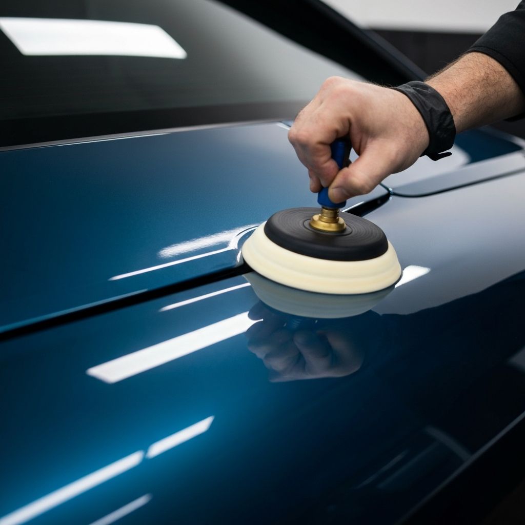 Professional car paint finishing